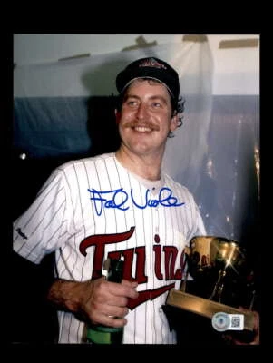 Foto autógrafa firmada por Frank Viola Beckett BAS 8x10 Foto 1 de 2