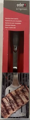 Weber Spatula Premium 6620 Stainless Steel Grilling Cooking Accessory New - Image 1 of 4
