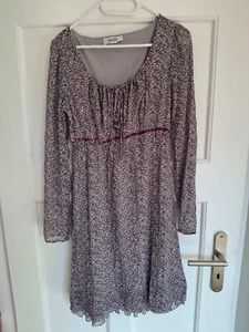 Luftiges knielanges Sommerkleid, Marke Linea Tesini, Größe 36, Farbe grau - Bild 1 von 6