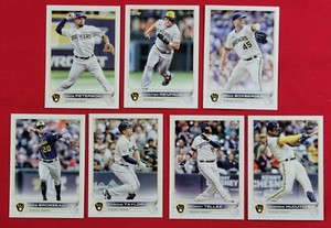 2022 Topps S1/S2/Update MILWAUKEE BREWERS 25-card team set Yelich Burnes Ashby