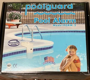 POOLGUARD Model PGRM-2 In Ground Swimming Pool Alarm w/Remote Receiver Boxed NEW - Picture 1 of 8