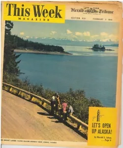 This Week Magazine February 3 1946 Settle Alaska Japan's Hollywood Niels Bohr - Picture 1 of 1