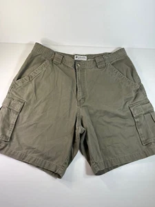 Columbia Mens Cargo Shorts Green Size 38 (39”waist) Outdoor Hiking Logo EUC! - Picture 1 of 10