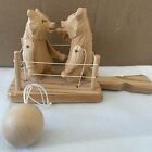 Estate Handmade Wooden Motion Toy Boxing Made In Russia