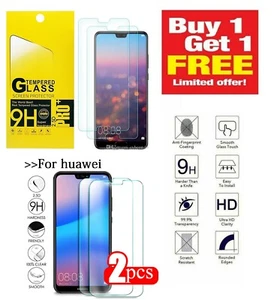 PROTECTOR PANTALLA CRISTAL TEMPLADO GORILA PARA HUAWEI P20 30 Y6 7 2019 HONOR 8 9 10 - Imagen 1 de 5