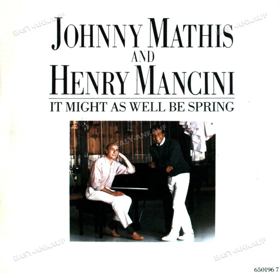 Johnny Mathis & Henry Mancini - It Might As Well Be Spring 7in (VG/VG) . - Image 1 of 1