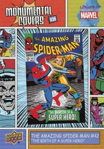 2024 Upper Deck Women Marvel MONUMENTAL COVERS BI-20 THE AMAZING SPIDER-MAN #42 - Picture 1 of 2