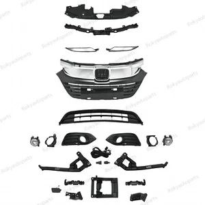 20PC For HR-V 2019-2021 Chrome Grille Molding Fog light Bezel Headlamp Brackets - Picture 1 of 6