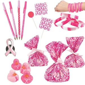 Fun Express Breast Cancer Awareness Handout Kit Bulk 885 Pc - Picture 1 of 2