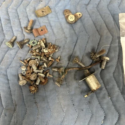 1952 Cadillac Fleetwood Right Rear Back 4 Door  Misc Bolts Lock ￼ Pivot Oem Vtg - Image 1 of 4