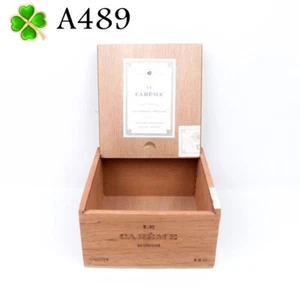 Caja de cigarros de madera vacía Le Careme Robusto 5,5" x 5,25" x 2,75" A489 - Imagen 1 de 10
