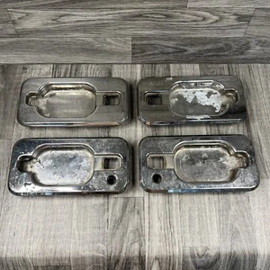H2 Hummer SUT Billet Chrome Door Handle Bucket Inserts (Set of 4) Genuine OEM - Picture 1 of 10