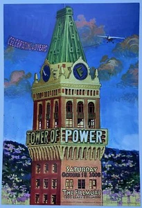 Tower of Power Konzert Poster San Francisco 2008 F-974 The Fillmore - Bild 1 von 1