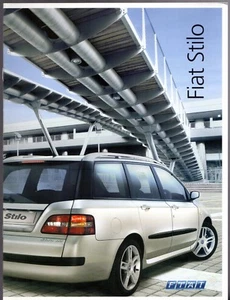 Fiat Stilo Multi Wagon 2004-2005 UK Market Sales Brochure Active & Dynamic - Picture 1 of 3