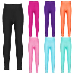 Kids Activewear Gymnastics Tights Running Pants Jogger Underwear Sun Protection - Picture 1 of 57