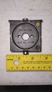 Thomas & Betts 11738 Code 45 12 Ton Hydraulic Crimping Die Set for 13642 Head - Picture 1 of 2