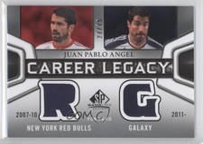 2011 SP Game Used Edition Career Legacy Duals /75 Juan Pablo Angel #CL2-JA