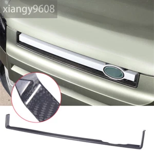 Real Carbon Fiber Front Center Grille Cover For Land Rover Defender 90 110 2020+ - Picture 1 of 12