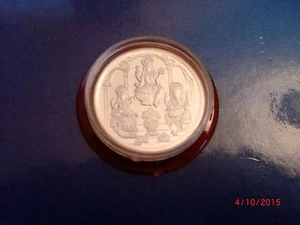10 gr. MONEDA DE PLATA - NUEVO DISEÑO - LAKSHMI, GANAPATI Y SARASWATI - Imagen 1 de 5