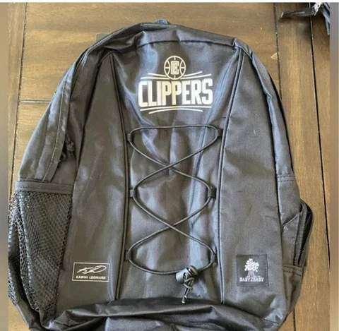 NEW LA Clippers Black 15" Backpack Kawhi Leonard . Baby 2 Baby Cover