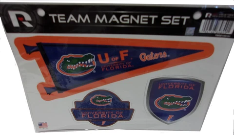 Florida Gators 3-piece Team Magnet Set. Very Nice! Great Graphics. #924 Cover