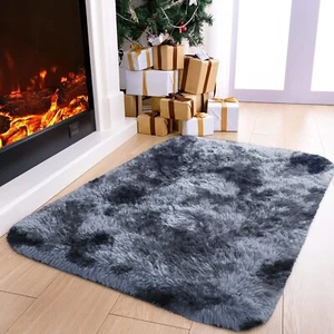 Large Shaggy Area Rug Anti Slip Floor Mat Fluffy Carpets for Bedroom Living Room - Picture 1 of 75