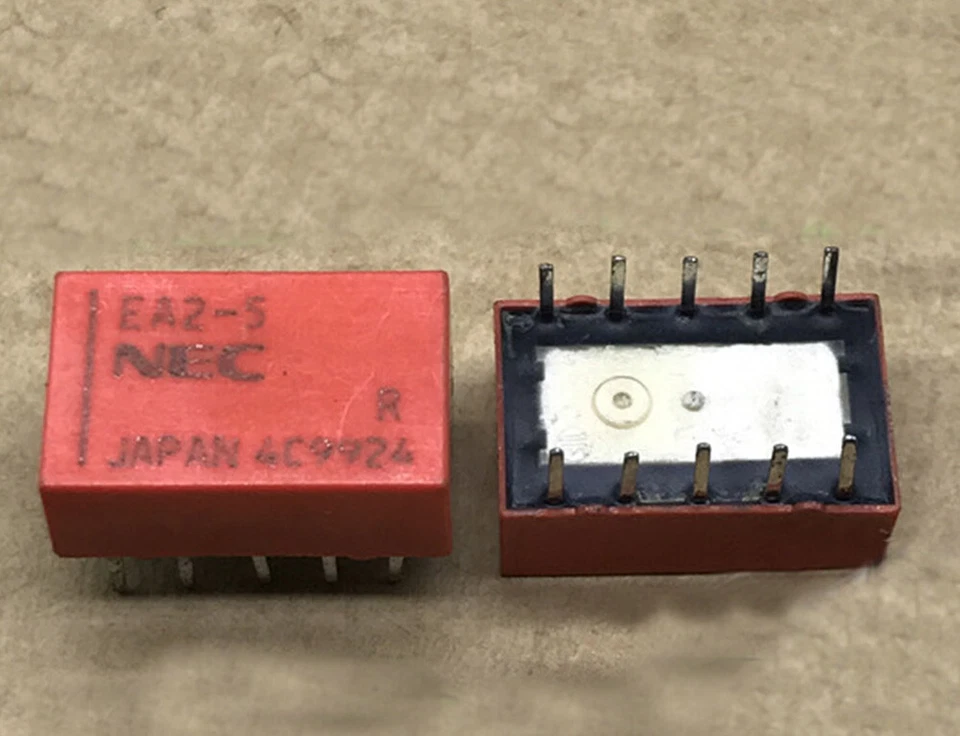 NEC EA2-5 EA2-5NU Low Signal Relay 1A 5VDC 10 Pins New 10PCS - Image 1 of 1