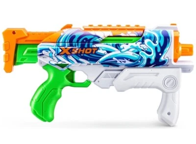 Zuru X-Shot Skins Fast Fill Hyperload Waves Water Blaster Pistol Gun Shoot 10M