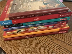Bundle: 9 American Girl Books Samantha, Grace, Nicki, Marisol, Jess, Ivy, Nellie - Imagen 1 de 13