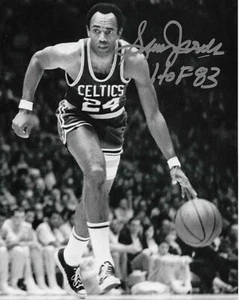 Boston Celtics Sam Jones Signed Photo 8x10 COA 1 - Imagen 1 de 1