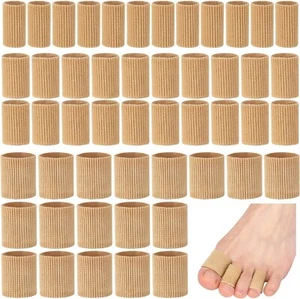 42 Pcs Toe Tubes Toe Cushion Corn Pads Soft Gel Toes Sleeves Protectors - Picture 1 of 6