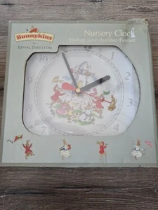 BUNNYKINS ROYAL DOULTON Nursery Clock - Picture 1 of 5