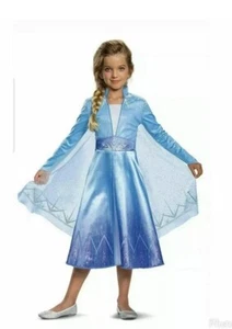 Disney FROZEN 2 II ELSA Deluxe Child Costume NEW Frozen 2 Movie Release 4-6X - Picture 1 of 4