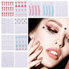 Gems Tattoo Eyes And Face Tattoo Stickers Makeup Body Crystal Eyeshadow Sticker