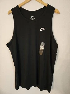 Nike Sportswear EMB Futura Tank Top Size Medium Style BQ1260-010 Cotton Nwt - Picture 1 of 2