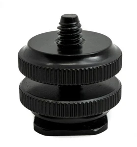 Blitz Shoe Adapter With 1/4" Thread Made Of Metal In Black For Camera - Picture 1 of 4