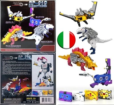 IN ITALY NOW! Robot Paradise RP-01C CASSETTE / TAPES X FansToys ACOUSTICBLASTER - Immagine 1 di 4