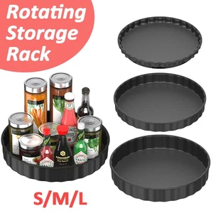3 Stk Drehteller Kühlschrank Organizer Lazy Susan Drehplatte Küche Gewürzregal - Bild 1 von 19
