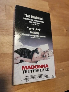 Madonna Truth Or Dare VHS Pre-owned - Picture 1 of 2