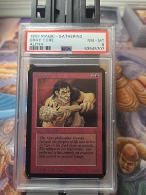 MTG Magic the Gathering Alpha PSA 8 Vintage Old School Collectible - Image 1 of 2