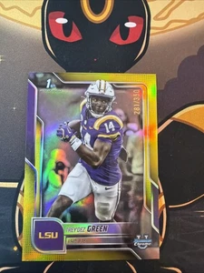 Trey’dez Green 1st Bowman 2025 cromo amarillo/350 - Imagen 1 de 5