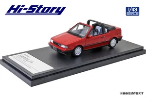 Hi Story HS265RE 1/43 MAZDA FAMILIA CABRIOLET 1986 Pure Red Model Car From Japan - Picture 1 of 8