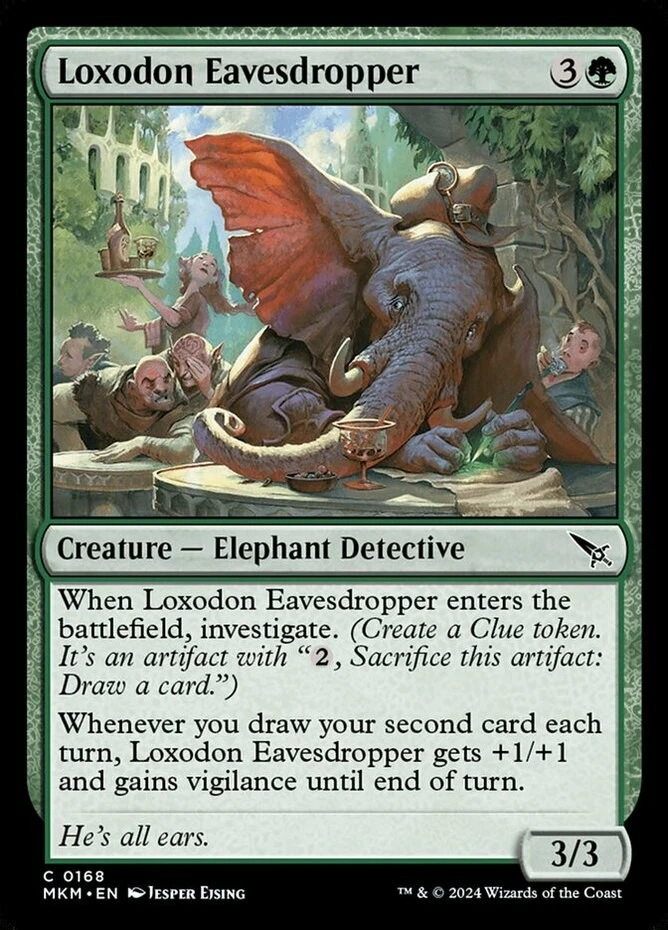 x1 Loxodon Eavesdropper - Murders at Karlov Manor - NM - MTG - Image 1 of 1