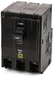 QO3100 Square D 10A 3 Pole Circuit Breaker NEW INVENTORY - Picture 1 of 2