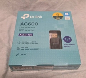 NEW TP-Link Archer T2U AC600 Mini Wireless USB Adapter - Fast Shipping - Picture 1 of 5