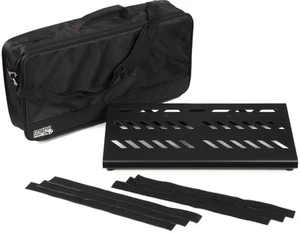 Gator Large Pedalboard with Bag - 23.75x10.6-inch Black (2-pack) Bundle - Picture 1 of 1