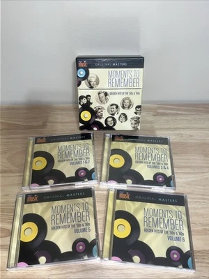 Moments To Remember Original Masters Golden Hits 50'S 60'S 4 CD Box Vol 1-6 - Image 1 of 4