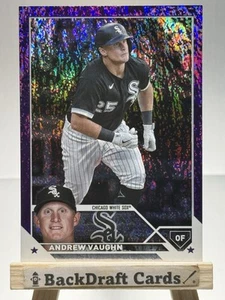 2023 Topps Series 2 Andrew Vaughn Purple Foil #121 White Sox /999 - Bild 1 von 2