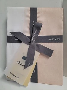 WEST ELM FAIR TRADE TENCEL STANDARD SIZE TRADEWINDS SHAM SUNRISE - Picture 1 of 4