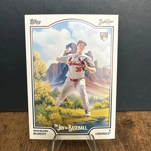 Topps Bob Ross The Joy of Baseball Michael McGreevy Cardinals 2025 RC envío gratuito - Imagen 1 de 2